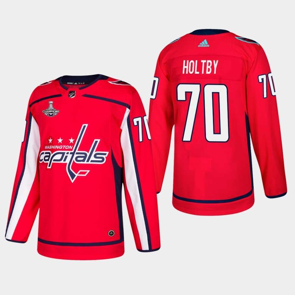 Capitals 70 Braden Holtby Red 2018 Stanley Cup Champions Adidas Jersey,We sell and wholesale Capitals 70 Braden Holtby Red 2018 Stanley Cup Champions Adidas Jersey on line form chian!